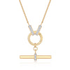 STARR  DIAMOND ACCENT TOGGLE PENDANT NECKLACE DIAMOND ACCENT TOGGLE PENDANT NECKLACE