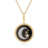 POLLY MOON + STAR DISC NECKLACE