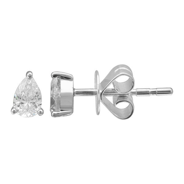 AVRA PEAR MOUNT STUD  EARRINGS