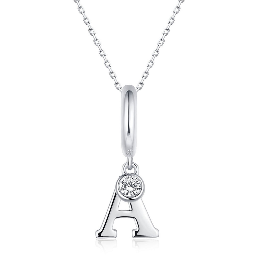 DIAMOND + INITIAL CHARM
