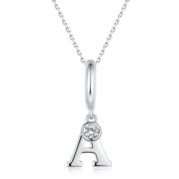 DIAMOND + INITIAL CHARM
