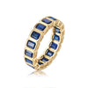 NETTIE BLUE SAPPHIRE BAGUETTE RING