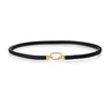 KELSE DIAMOND + LEATHER CORD. BRACELET
