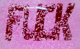 FUCK PINK SNOW GLOBE