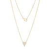 ELISA DIAMOND HEART NECKLACE