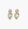 LIZZIE MELTING DROP ROUND PEAR EARRINGS