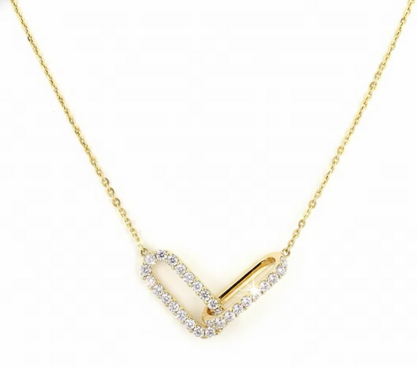 CELIA DOUBLE LOOP LINK NECKLACE