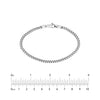 HARRY 8 SIDED FRANCO  BRACELET - 8"