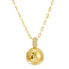 ASPEN GOLD BALL DROP NECKLACE