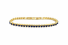RAINA LAPIS LUZULI CABACHON TENNIS BRACELET