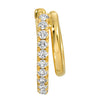 JADE DIAMOND DIAMOND CAGED   EAR CUFF