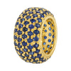 ROBBY 5 ROW  SAPPHIRE RONDELLE