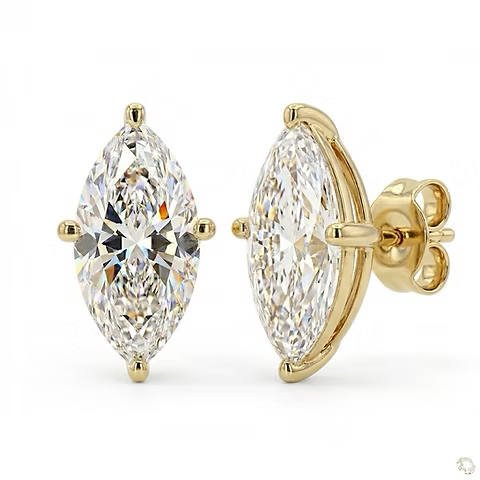 LARSON MARQUISE STUD EARRINGS