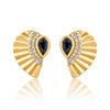 FIONA FLUTED FAN STUD EARRINGS