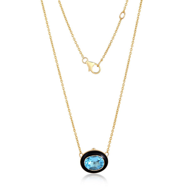 KALA BLUE TOPAZ NECKLACE