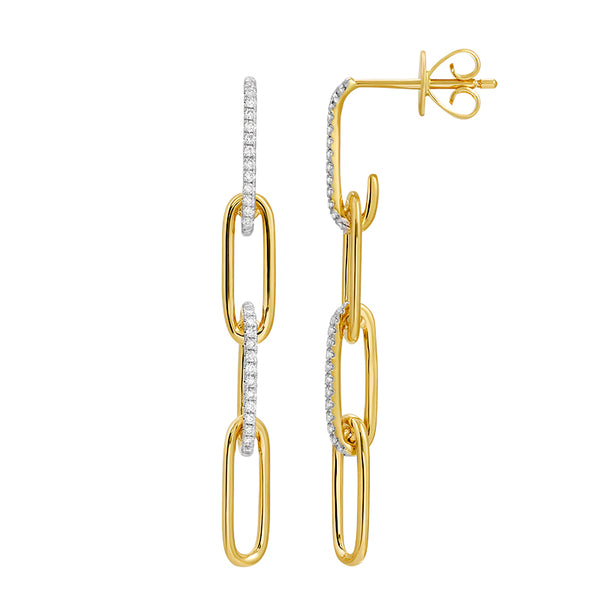 CHARLIE CHAIN LINK DROP EARRINGS