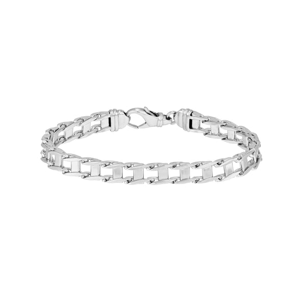 LUCA  HANDMANDE RAILROAD LINK BRACELET
