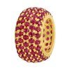 SAMARA  5 ROW RUBY PAVE RONDELLE
