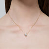 MANNY BEZEL SET NECKLACE