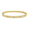 VIV OVAL PATTERN DIAMOND BANGLE BRACELET