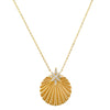 LEAH SHELL BURST DISC  NECKLACE
