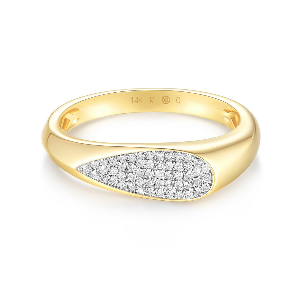STELLAN  DIAMOND SIGNET  RING