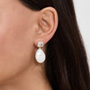 SHASHI EMERALD BAGUETTE CLEO EARRINGS