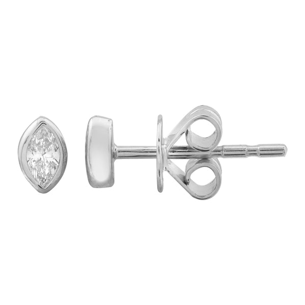 RUMOR MARQUISE SHAPE STUD EARRINGS
