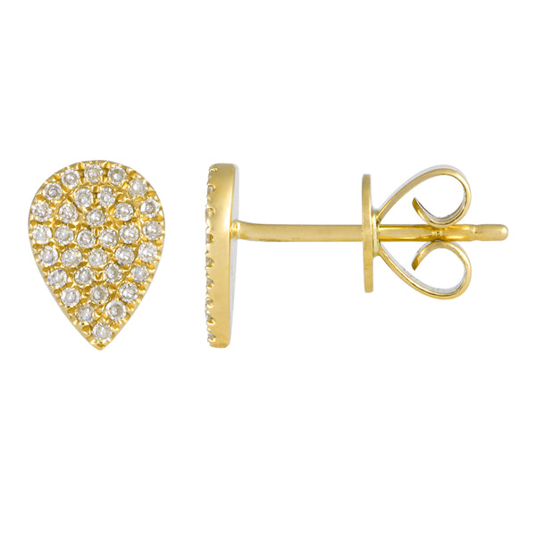 AIMEE PEAR STUD EARRINGS