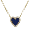 MIA STONE  HEART NECKLACES