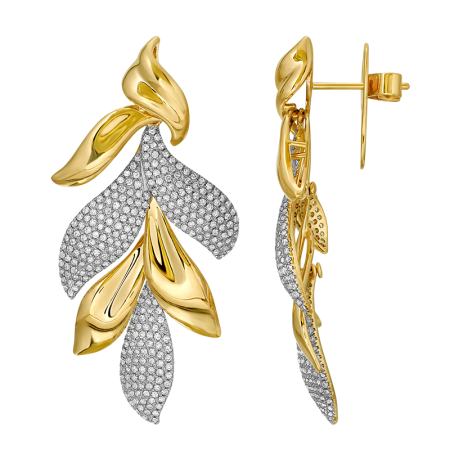 SHAYNE LEAF DROP  EARRINGS