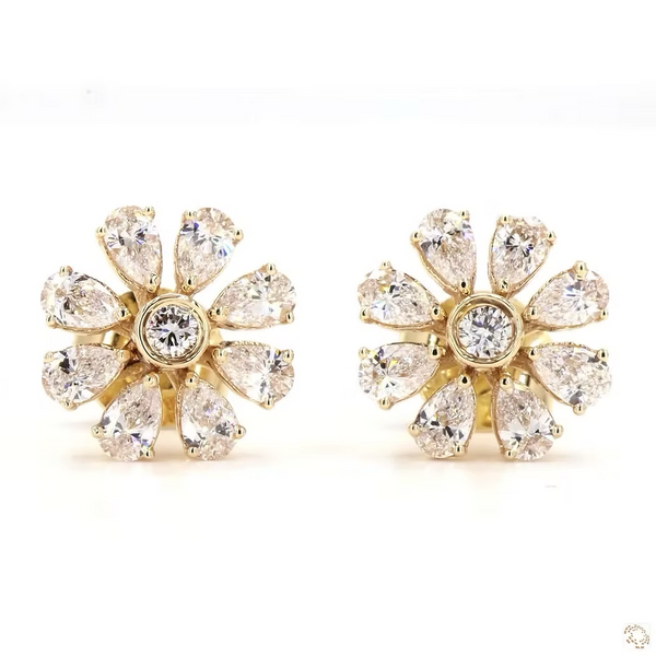 CHARLOTTE FLOWER STUD EARRINGS
