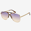 FREYRS -LOGAN ACETATE AVIATOR UNISEX SUNGLASSES - SUNRISE