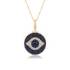 SAMARA BLUE SAPPHIRE EVIL EYE PENDANT