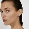 BEZEL SET STUD EARRINGS - 5MM