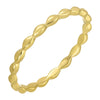 SAGE OVAL SHAPED GOLD BAND