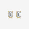SASHA EMERALD  BAGUETTE EARRINGS