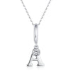 DIAMOND + INITIAL CHARM