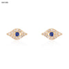 SYLVIE  EVIL EYE STUD EARRINGS