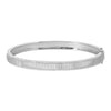 BRETTE  GOLD + DIAMOND BORDER LINES FLUTED DIAMOND BRACELET