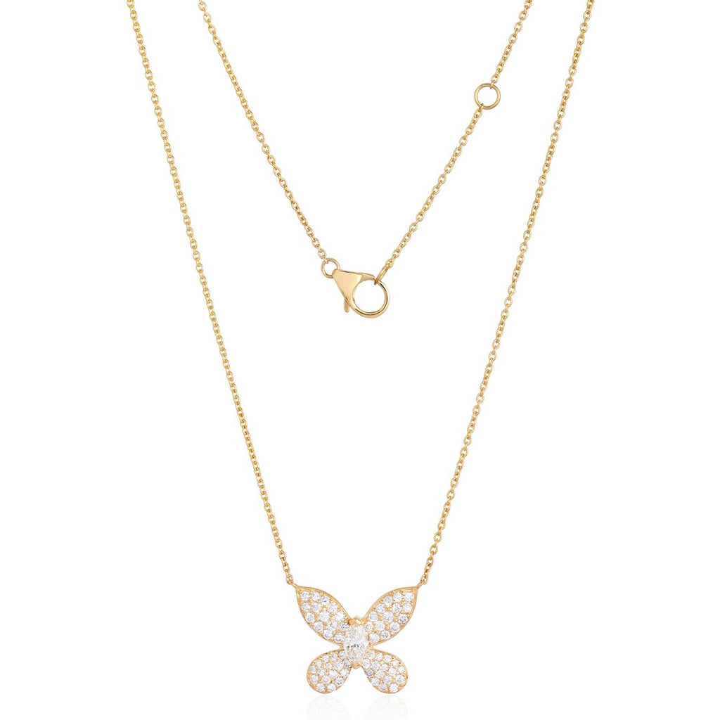 POPPY FOUR PETAL NECKLACE