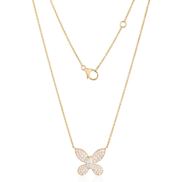 POPPY FOUR PETAL NECKLACE