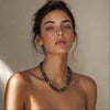 DIXIE TIGERS EYE   BEADED NECKLACE