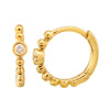 RAQUEL DIAMOND HUGGIE EARRINGS