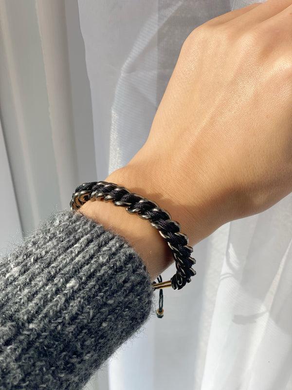MAGGIE MACRAME CHAIN BRACELET