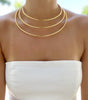 LUCY TRIPLE BANDED CUFF NECKLACE