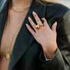 ALEA 14K GOLD DISC NECKLACE