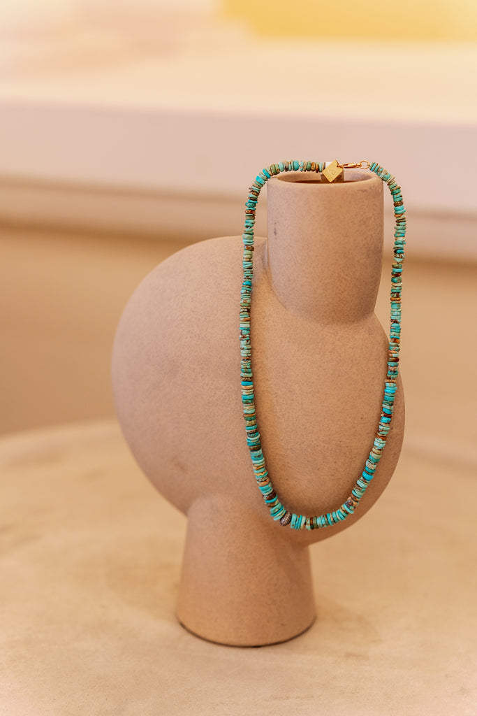LARSON TURQUIOSE BEADED NECKLACE