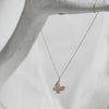 LIVEE  PAVE BUTTERFLY NECKLACE