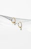 TESSA TURQUOISE BEZEL DROP EARRINGS